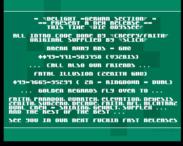 Die Odyssee (1993) by Delight