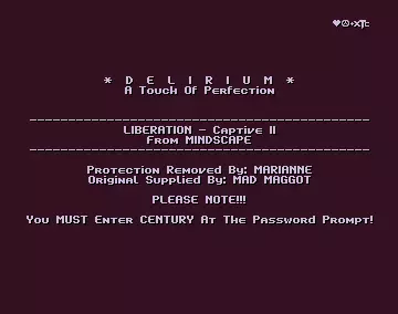 Liberation (1993) by Delirium