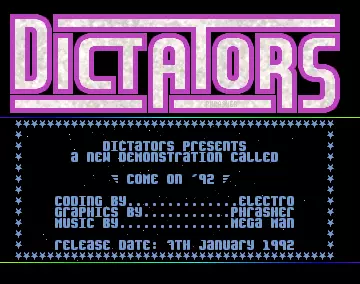 Come On 92 (1992) by Dictators