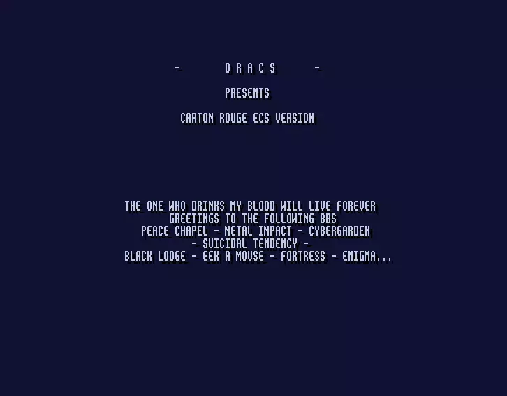 Carton Rouge (1994) by Dracs
