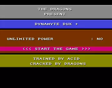 Dynamite Dux + (1988) by Dragons