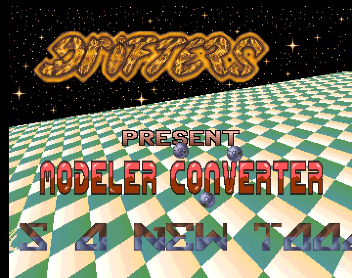 Modeler Converter Intro (1990) by Drifters