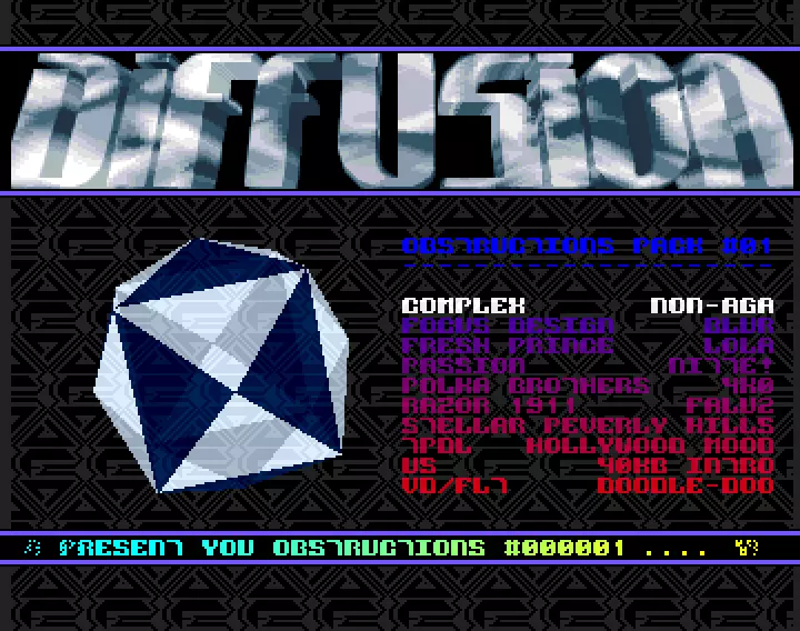 Obstructions 01 (1994) by Diffusion