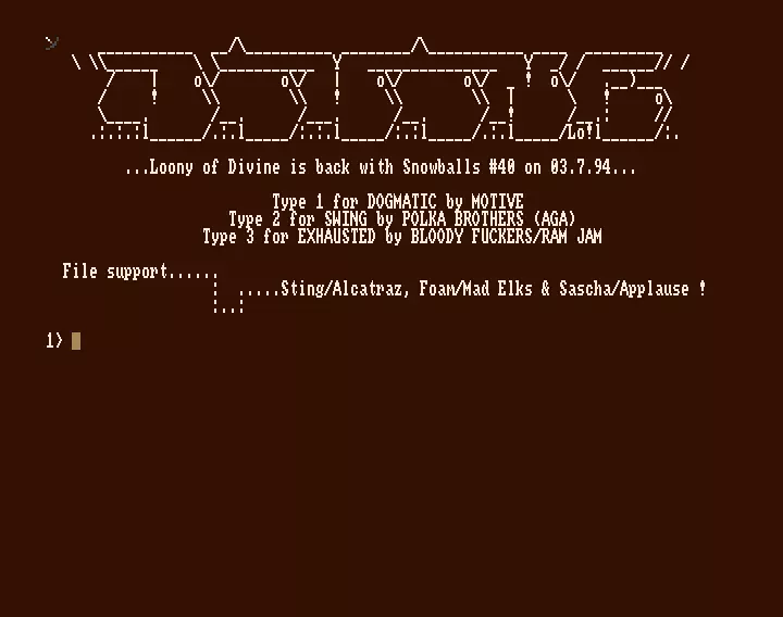Snowballs 40 (1994) by Divine