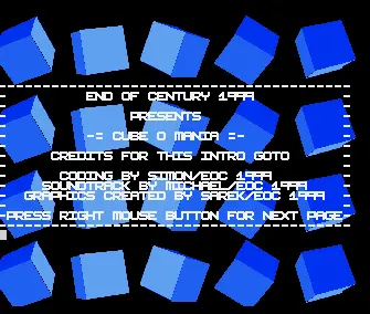 Cube-O-Mania (1992) by End of Century 1999