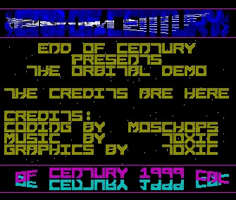 The Orbital Demo (1991) by End of Century 1999