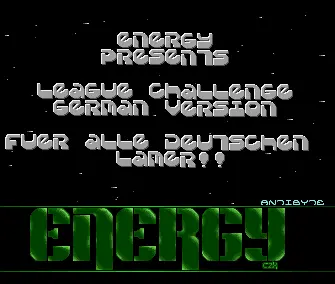 League Challenge German Version (1990) by Energy