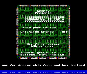 Barbarian 2 Preview (1991) by Energy