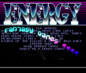 Fantasy Games (1990) by Energy