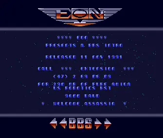 BBS Intro (1991) by Eon