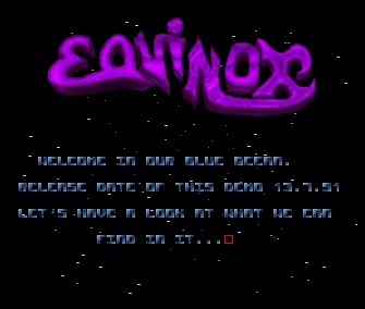 Diving in a Blue Ocean (1991) by Equinox