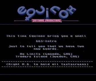 Two New Boards (1991) by Equinox