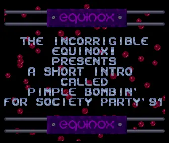 Pimple Bombin (1991) by Equinox