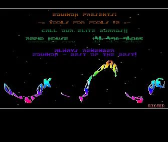 Tools for Fools 02 Intro (1991) by Equinox