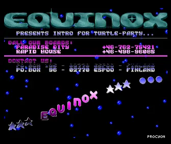 Turtle Party Intro (1991) by Equinox