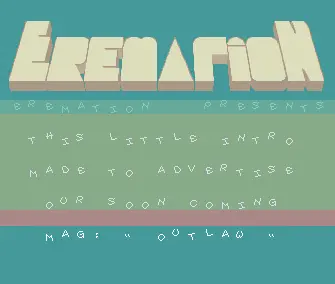 Outlaw Advertisement (1993) by Eremation