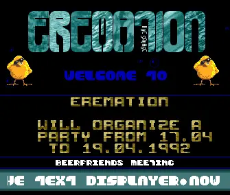 Beerfriends Party Invitation (1992) by Eremation