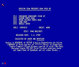 Demo Pack 05 (1990) by Erosion
