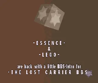 Lost Carrier BBS Intro (1994) by Essence