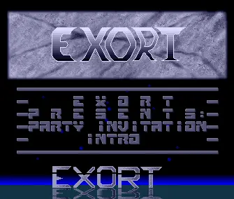 Party Invitation (1991) by Exort