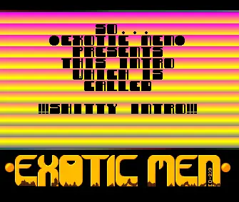 Shitty Intro (1990) by Exotic Men