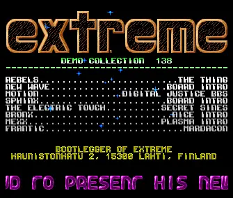 Demo Collection 138 (1991) by Extreme