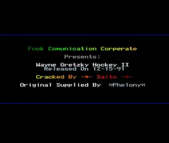 Wayne Gretzky Hockey 2 (1991) by FCC