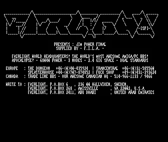 Jim Power Final (1992) by Fairlight