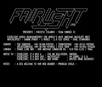 Pacific Islands (1992) by Fairlight