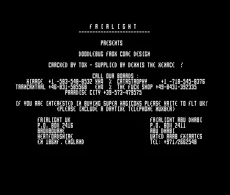 Doodlebug - Bug-Bash 2 (1992) by Fairlight