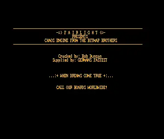 Chaos Engine (1993) by Fairlight