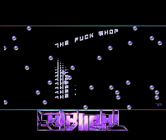 Fuck Shop BBS Announcement (1990) by Fairlight