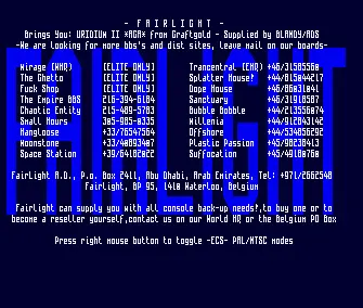 Uridium 2 - AGA (1993) by Fairlight