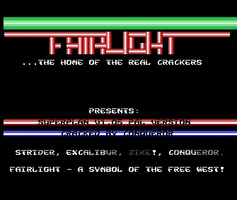 Superplan v1.05 (1990) by Fairlight