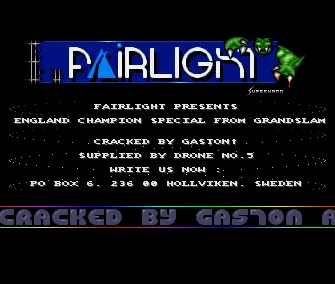 England Championship Special by Fairlight