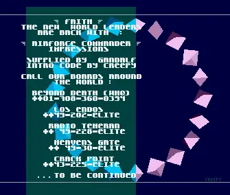 Airforce Commander (1992) by Faith