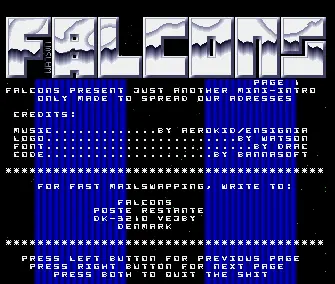 Mini-Intro (1991) by Falcons