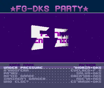 FG-DKS Party Music Disk (1991) by Fifth Generation