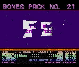 Bones Pack 21 (1992) by Fifth Generation