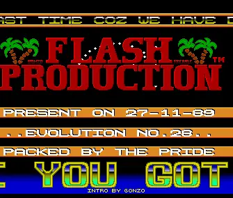 Evolution 028 Intro (1989) by Flash Production