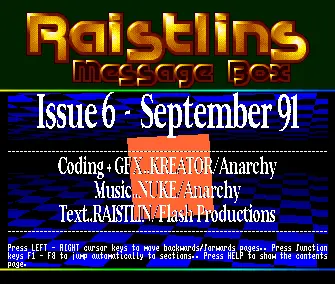 Raistlin's Message Box 06 (09/91) (1991) by Flash Production