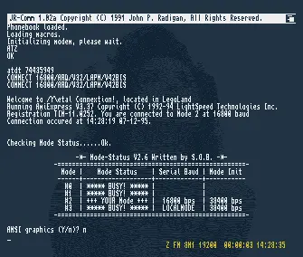 Metal Connextion BBS Intro (1994) by Focus Design