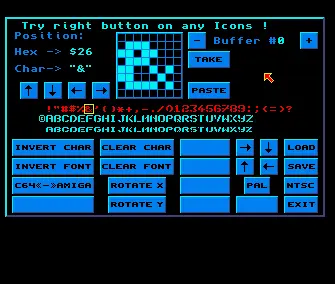 Cyber Font Editor v1.0 (1991) by Frantic