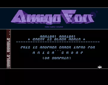 Cracktro for Amiga Fort 2 (1992) by Enemy