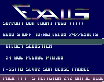 Front Pack Preview (1993) by Exalis