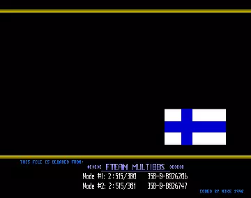 BBS Advert (1989) by F Team