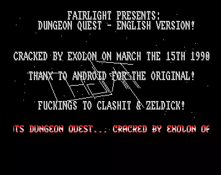 Dungeon Quest (1990) by Fairlight
