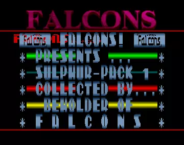 Sulphur Pack 01 Intro (1991) by Falcons