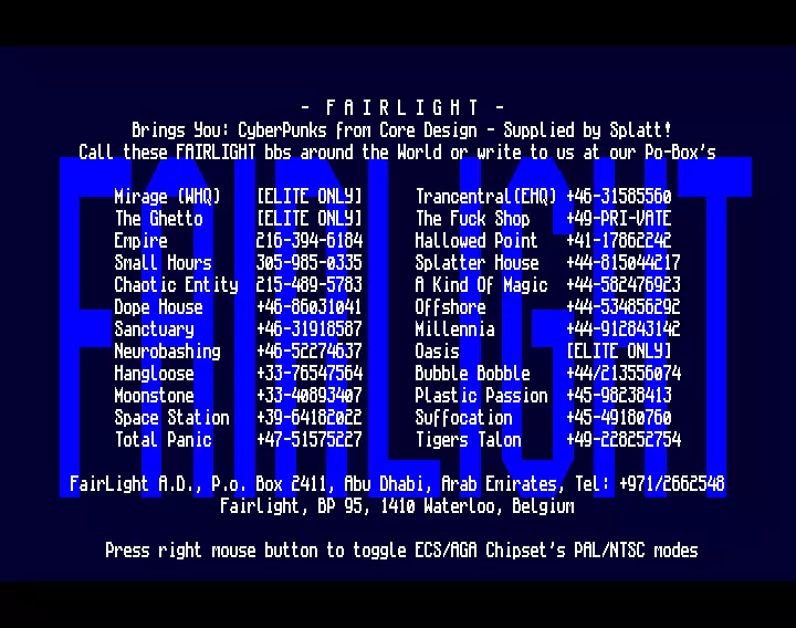 Cyberpunks (1993) by Fairlight