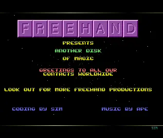 Another Disk of Magic Intro (1990) by Freehand